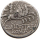 ROME REPUBLIC DENAR  L. Postumius Albinus QUADRIGA #c002 0233 - Republic (280 BC To 27 BC)