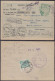 ⁕ Yugoslavia 1946 Serbia / Vojvodina ⁕ Postal Savings Bank Novi Sad - Money Order Receipt - PORTO - Official ⁕ BEOČIN - Timbres-taxe