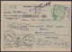 ⁕ Yugoslavia 1946 Serbia / Vojvodina ⁕ Postal Savings Bank Novi Sad - Money Order Receipt - PORTO - Official ⁕ BEOČIN - Portomarken