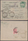 ⁕ Yugoslavia 1946 Serbia / Vojvodina ⁕ Postal Savings Bank Novi Sad - Money Order Receipt - PORTO Official ⁕ GLOŽAN - Portomarken