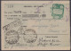 ⁕ Yugoslavia 1946 Serbia / Vojvodina ⁕ Postal Savings Bank Novi Sad - Money Order Receipt - PORTO Official ⁕ GLOŽAN - Timbres-taxe