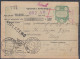 ⁕ Yugoslavia 1946 Serbia / Vojvodina ⁕ Postal Savings Bank Novi Sad - Money Order Receipt - PORTO Official ⁕ ŠID - Strafport