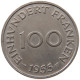 SAARLAND 100 FRANKEN 1955  #c064 0573 - 100 Franchi