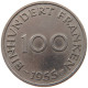 SAARLAND 100 FRANKEN 1955  #c063 0401 - 100 Franchi