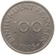 SAARLAND 100 FRANKEN 1955  #a045 1131 - 100 Franken