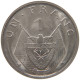 RWANDA FRANC 1965 OVERSTRUCK REVERSE #c030 0177 - Rwanda