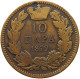 SERBIA 10 PARA 1879 Milan Obrenovich IV. #t091 0185 - Serbie