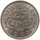 SEYCHELLES 25 CENTS 1973 Elizabeth II. (1952-2022) #s028 0219 - Seychellen