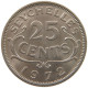 SEYCHELLES 25 CENTS 1972 Elizabeth II. (1952-2022) #s061 0497 - Seychelles