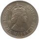 SEYCHELLES 25 CENTS 1960 Elizabeth II. (1952-2022) #c011 0627 - Seychellen