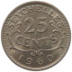 SEYCHELLES 25 CENTS 1960 Elizabeth II. (1952-2022) #c011 0627 - Seychellen