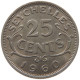 SEYCHELLES 25 CENTS 1960 Elizabeth II. (1952-2022) #c011 0623 - Seychelles