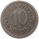 SERBIA 10 PARA 1884 Milan I. (1882-1889) #a046 0537 - Serbie