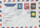 HELVETIA JEUX OLYMPIQUES SERIE SURTAXE LETTRE COVER AVION ST MORITZ 30.1.1948 TO FRANCE - Invierno 1948: St-Moritz