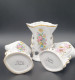 Delcampe - Vieux Bruxelles 3x Vases Miniatures Porcelaine De Bruxelles  1930 Eglantines #220422 - Other & Unclassified