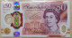 UK Great Britain 50 Pounds 2020 UNC  P- W397 Polymer (Bank Of England) - 50 Pond