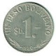 BOLIVIE / 1 PESO BOLIVIANO / 1980 / 5.97 G / 27 Mm / TTB + . - Bolivia