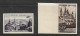 France  N°916/917**.non Dentelé, Abbaye De Caen Et Pic Du Midi De Bigorre. RARE. - 1951-1960