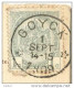 Op953:  Kerk, Sint-Martens Lennick Druk.Th. Ö, Goyck : N°81-tab: * GOYCK * : 1909: Sterstempel - Lennik