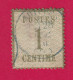 ALSACE LORRAINE N°1 CAD BLEU FRANCAIS TYPE 16 SUIPPES MARNE TIMBRE BRIEFMARKEN STAMP FRANCE - Used Stamps