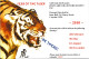 13-11-2023 (2 V 8) New South Wales Postcard Fair - 2010 - Tiger / Tigre - Tiger