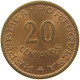 ST. THOMAS AND PRINCE 20 CENTAVOS 1962  #c065 0193 - Sao Tome And Principe