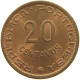 ST. THOMAS AND PRINCE 20 CENTAVOS 1962  #c065 0185 - Sao Tome Et Principe