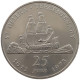 ST. HELENA 25 PENCE 1973 Elizabeth II. (1952-2022) #a097 0021 - Sint-Helena