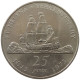 ST. HELENA 25 PENCE 1973 Elizabeth II. (1952-2022) #a097 0023 - Sint-Helena