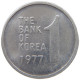 SOUTH KOREA WON 1977  #s069 0907 - Korea, South