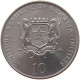 SOMALIA 10 SHILLINGS 2000  #s027 0125 - Somalie