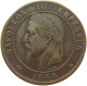 FRANCE 10 CENTIMES 1864 BB Napoleon III. (1852-1870) #a050 0609 - 10 Centimes