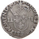 FRANCE 1/4 ECU 1581 RENNES Henri III. (1574-1589) #t133 0007 - 1574-1589 Hendrik III