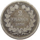 FRANCE 2 FRANCS 1838 W LOUIS PHILIPPE I. (1830-1848) #t076 0065 - 2 Francs