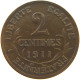 FRANCE 2 CENTIMES 1911  #c081 0399 - 2 Centimes