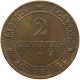 FRANCE 2 CENTIMES 1886  #t085 0029 - 2 Centimes