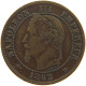 FRANCE 2 CENTIMES 1862 K Napoleon III. (1852-1870) #c041 0457 - 2 Centimes