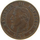 FRANCE 2 CENTIMES 1862 K Napoleon III. (1852-1870) #a066 0637 - 2 Centimes