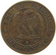 FRANCE 2 CENTIMES 1861 A Napoleon III. (1852-1870) #c082 0197 - 2 Centimes