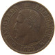 FRANCE 5 CENTIMES 1856 K Napoleon III. (1852-1870) #s076 0049 - 5 Centimes