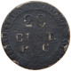 FRANCE 20 CENTIMES C Hieronymus Napoleon 1807-1813. #s013 0279 - Sonstige & Ohne Zuordnung