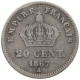 FRANCE 20 CENTIMES 1867 A Napoleon III. (1852-1870) #a081 0965 - 20 Centimes