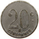 FRANCE 20 CENTIMES  CONSOMMER #t130 0343 - Sonstige & Ohne Zuordnung