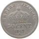 FRANCE 50 CENTIMES 1867 A Napoleon III. (1852-1870) #t157 0711 - 50 Centimes