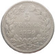 FRANCE 5 FRANCS 1839 A LOUIS PHILIPPE I. (1830-1848) #a001 0099 - 5 Francs