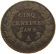 FRANCE 5 CENTIMES AN 5 A  #c057 0121 - 5 Centimes