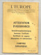Carte 8 Pages, 1974, Attestation D'assurance, Camping-caravaning L'EUROPE, Agence Paris-Tolbiac, Paris 13 E, 3 Scans - Membership Cards