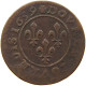 FRANCE DOUBLE TOURNOIS 1639 LOUIS XIII. (1610–1643) #a093 0507 - 1610-1643 Louis XIII The Just