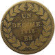 FRANCE DECIME 1815 BB LOUIS XVIII. (1814, 1815-1824) #c060 0063 - Sonstige & Ohne Zuordnung