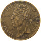 FRANCE COLONIES 5 CENTIMES 1825 A Charles X. (1824-1830) #t112 0133 - French Colonies (1817-1844)